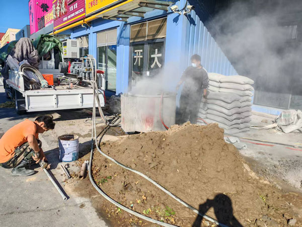 罗庄顶管注浆加固